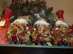 Woodland Santas at Wagonhammer Gift Shop