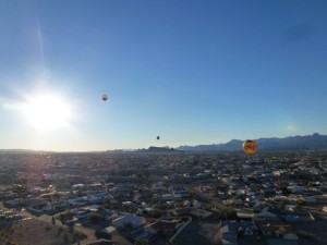 Balloon riding, we are the wind