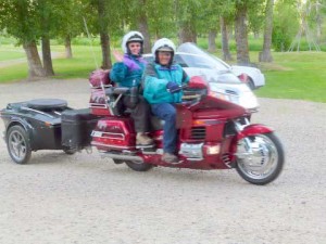 Bikers Camping, North Fork Idaho