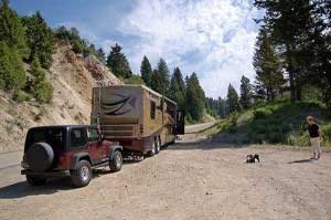 Wagonhammer Campground, on Scenic Byways Idaho