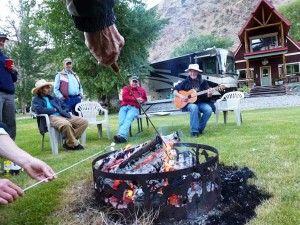 Campground music, Wagonhammer Campgrounds, Idaho