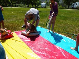 Family friendly RV Parks, Slip and Slide Fun
