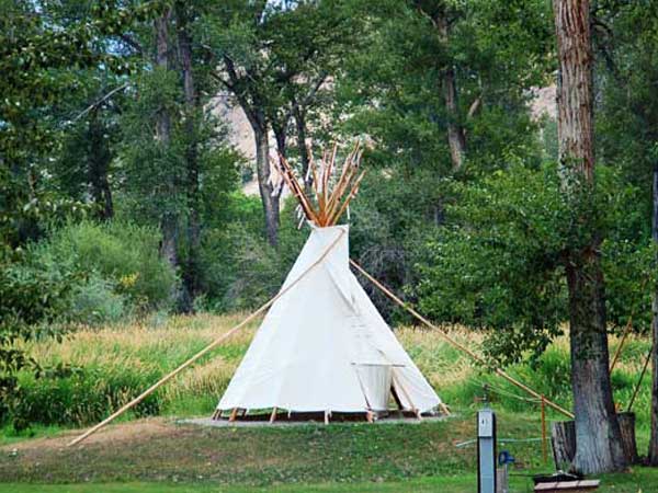 Tipi Camping in Idaho